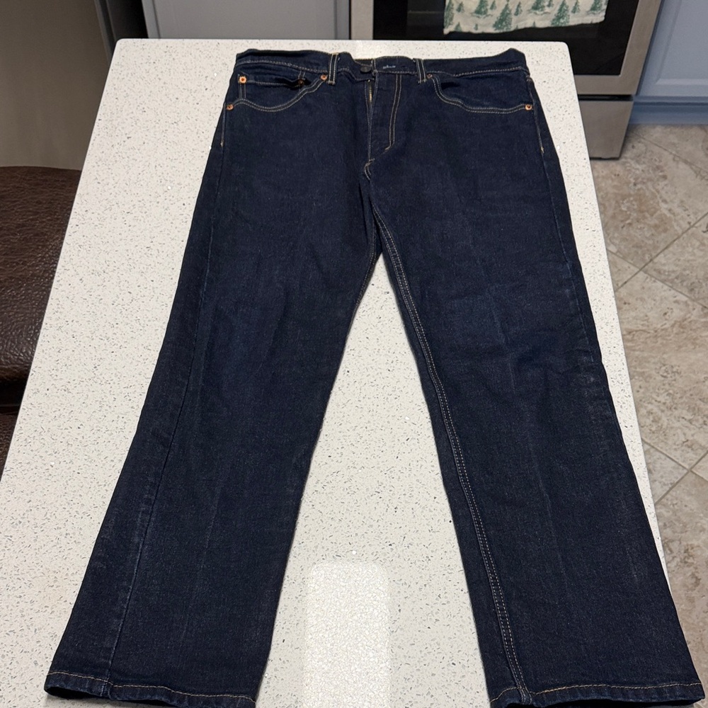 Men's Dark Blue Levi’s 505 W34 L30 Straight leg Jeans